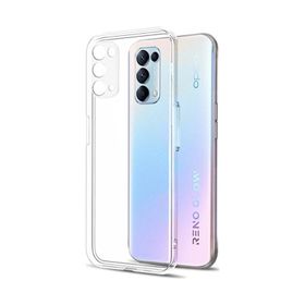Kvy Oppo Reno 5 Pro Kamera Korumalı Süper Silikon Şeffaf Kılıf