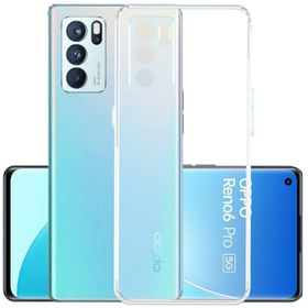 Kvy Oppo Reno 6 Kamera Korumalı Süper Silikon Şeffaf Kılıf