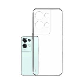 Kvy Oppo Reno 8 Pro Kamera Korumalı Süper Silikon Şeffaf Kılıf