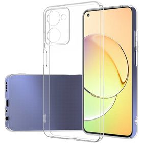 Kvy Realme 10 4G Kamera Korumalı Süper Silikon Şeffaf Kılıf