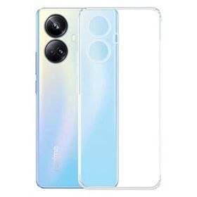 Kvy Realme 10 Pro Plus Kamera Korumalı Süper Silikon Şeffaf Kılıf