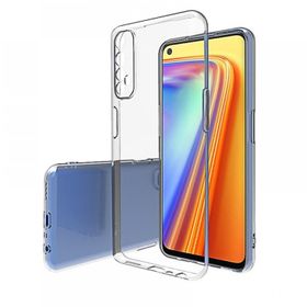 Kvy Realme 7 Pro Kamera Korumalı Süper Silikon Şeffaf Kılıf