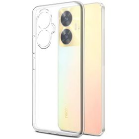 Kvy Realme C55 Kamera Korumalı Süper Silikon Şeffaf Kılıf