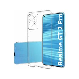 Kvy Realme GT2 Pro 5G Kamera Korumalı Süper Silikon Şeffaf Kılıf