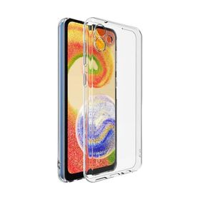 Kvy Samsung Galaxy A04E Kamera Korumalı Süper Silikon Şeffaf Kılıf