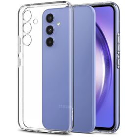 Kvy Samsung Galaxy A54 Kamera Korumalı Süper Silikon Şeffaf Kılıf