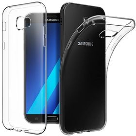 Kvy Samsung Galaxy A7 2017 Kamera Korumalı Süper Silikon Şeffaf Kılıf