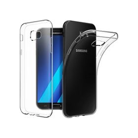 Kvy Samsung Galaxy A7 2017 Kamera Korumalı Süper Silikon Şeffaf Kılıf
