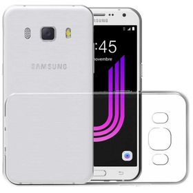 Kvy Samsung Galaxy J5 Kamera Korumalı Süper Silikon Şeffaf Kılıf