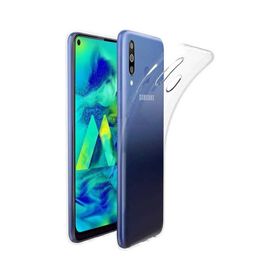 Kvy Samsung Galaxy M40 Kamera Korumalı Süper Silikon Şeffaf Kılıf
