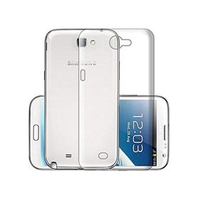 Kvy Samsung Galaxy Note 2 Kamera Korumalı Süper Silikon Şeffaf Kılıf