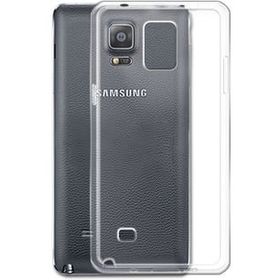 Kvy Samsung Galaxy Note 4 Kamera Korumalı Süper Silikon Şeffaf Kılıf