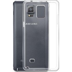 Kvy Samsung Galaxy Note 4 Kamera Korumalı Süper Silikon Şeffaf Kılıf