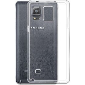 Kvy Samsung Galaxy Note 4 Kamera Korumalı Süper Silikon Şeffaf Kılıf