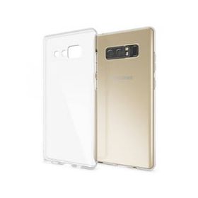 Kvy Samsung Galaxy Note 8 Kamera Korumalı Süper Silikon Şeffaf Kılıf