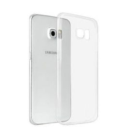 Kvy Samsung Galaxy S6 Edge Kamera Korumalı Süper Silikon Şeffaf Kılıf