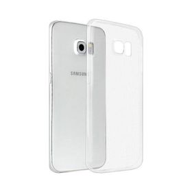 Kvy Samsung Galaxy S6 Edge Kamera Korumalı Süper Silikon Şeffaf Kılıf