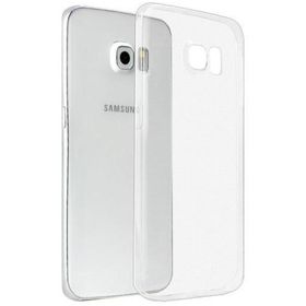 Kvy Samsung Galaxy S6 Kamera Korumalı Süper Silikon Şeffaf Kılıf