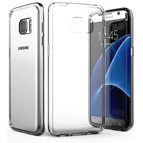 Kvy Samsung Galaxy S7 Edge Kamera Korumalı Süper Silikon Şeffaf Kılıf