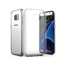 Kvy Samsung Galaxy S7 Edge Kamera Korumalı Süper Silikon Şeffaf Kılıf