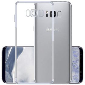 Kvy Samsung Galaxy S8 Plus Kamera Korumalı Süper Silikon Şeffaf Kılıf
