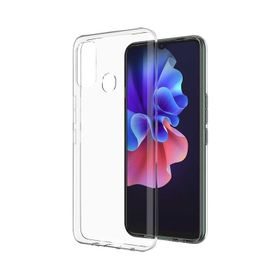 Kvy Tecno Spark 7T Kamera Korumalı Süper Silikon Şeffaf Kılıf