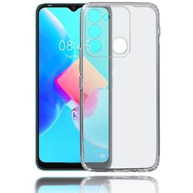 Kvy Tecno Spark 8C Kamera Korumalı Süper Silikon Şeffaf Kılıf