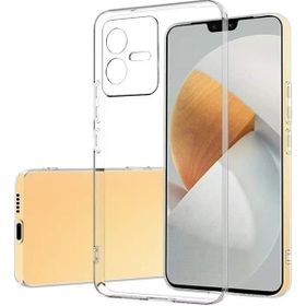Kvy Vivo Y22S Kamera Korumalı Süper Silikon Şeffaf Kılıf