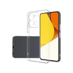 Kvy Vivo Y35 Kamera Korumalı Süper Silikon Şeffaf Kılıf