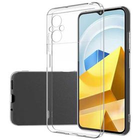 Kvy Xiaomi Poco M5 Kamera Korumalı Süper Silikon Şeffaf Kılıf