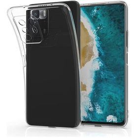Kvy Xiaomi Poco X3 GT Kamera Korumalı Süper Silikon Şeffaf Kılıf