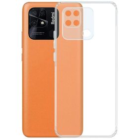 Kvy Xiaomi Redmi 10A Kamera Korumalı Süper Silikon Şeffaf Kılıf