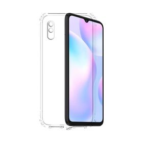 Kvy Xiaomi Redmi 9A Kamera Korumalı Süper Silikon Şeffaf Kılıf