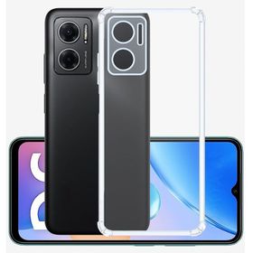 Kvy Xiaomi Redmi Note 11E Kamera Korumalı Süper Silikon Şeffaf Kılıf