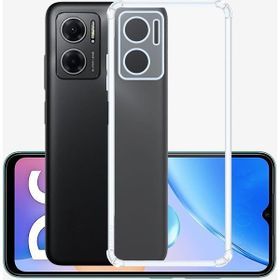 Kvy Xiaomi Redmi Note 11E Kamera Korumalı Süper Silikon Şeffaf Kılıf