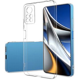 Kvy Xiaomi Redmi Note 12 Pro 4G Kamera Korumalı Süper Silikon Şeffaf Kılıf