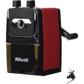 KW-Trio 0307A Kırmızı Metal Masa Kalemtıraşı