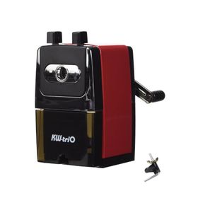 KW-Trio 0307A Kırmızı Metal Masa Kalemtıraşı