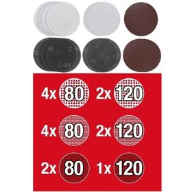 Kwb 490965 180 mm 15'li Paket Duvar Zımpara Kağıdı