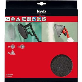 Kwb 491005 225 mm 5'li Paket Duvar Zımpara Kağıdı