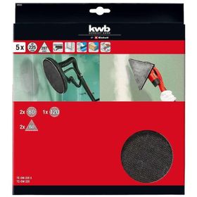Kwb 491005 225 mm 5'li Paket Duvar Zımpara Kağıdı