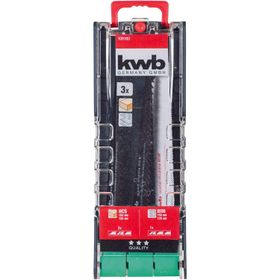 KWB 49109183 Kılıç 3 Parça Testere Yedek Bıçak Seti