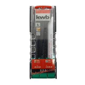 KWB 49109183 Kılıç 3 Parça Testere Yedek Bıçak Seti