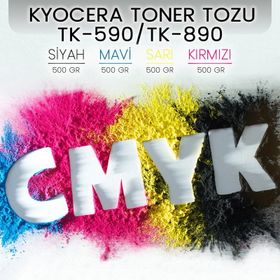 Kyocera 500 gr TK-590 Siyah Toner Tozu