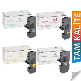 Kyocera Ecosys TK-5220 M5521CDW Uyumlu 1 Set Muadil Toner