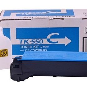 Kyocera Mita TK-550 Mavi Muadil Toner