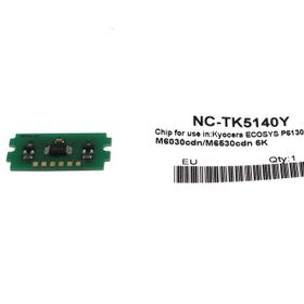 Kyocera TK-5140/1T02NRANL0 Sarı Toner Chip