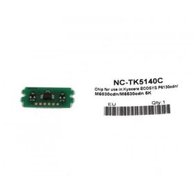 Kyocera TK-5140/1T02NRCNL0 Mavi Toner Chip