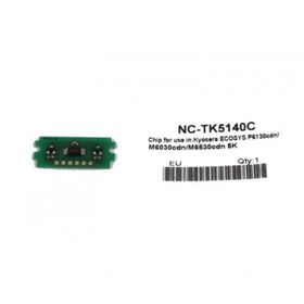 Kyocera TK-5140/1T02NRCNL0 Mavi Toner Chip