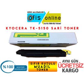 Kyocera TK-5150 Sarı Uyumlu Muadil Toner